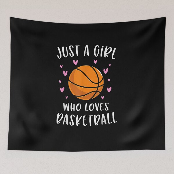 Item preview, Just a Girl who Loves Basketball Girl Kids Girls designed and sold by ArtMuni99.