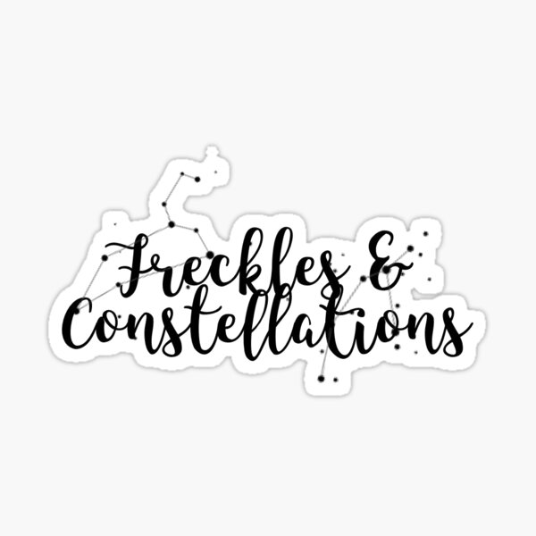 Freckles and Constellations Sticker