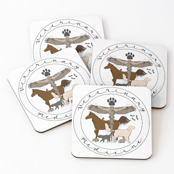 Item preview, Veterinary Medicine Caduceus (Cursive) designed and sold by Hanna M.