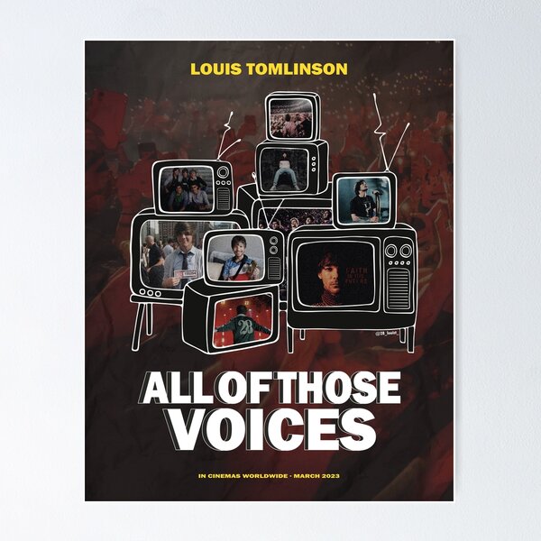 .com: All Of Those Voices (Louis Tomlinson, Concert) Movie POSTER -  11x17 Inches **CANVAS EDITION**: Posters & Prints