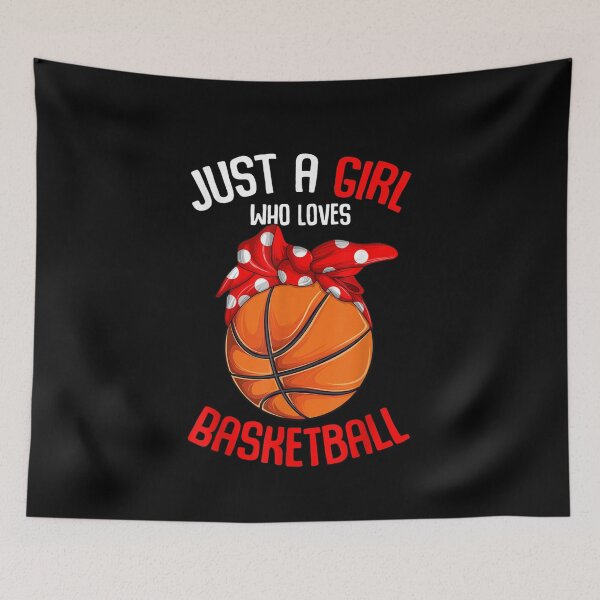 Item preview, Just a Girl who Loves Basketball Girl Kids Girls designed and sold by ArtMuni99.