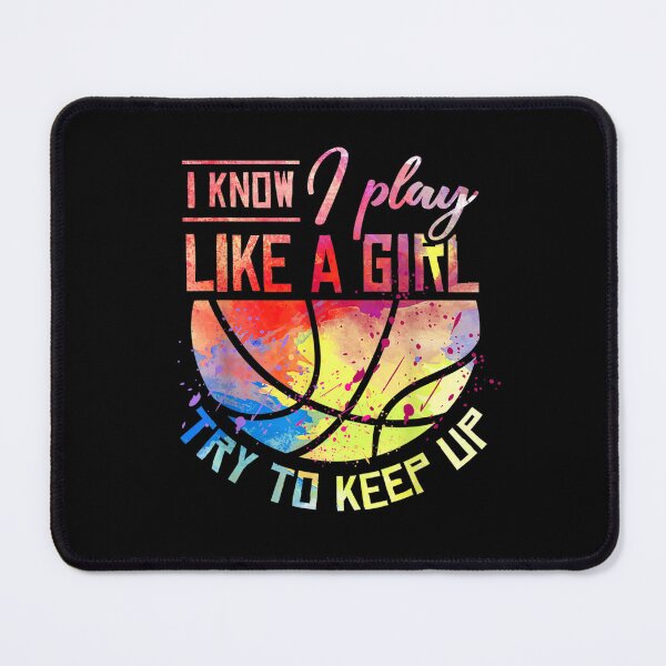Item preview, i know i play like a girl basketball designed and sold by ArtMuni99.