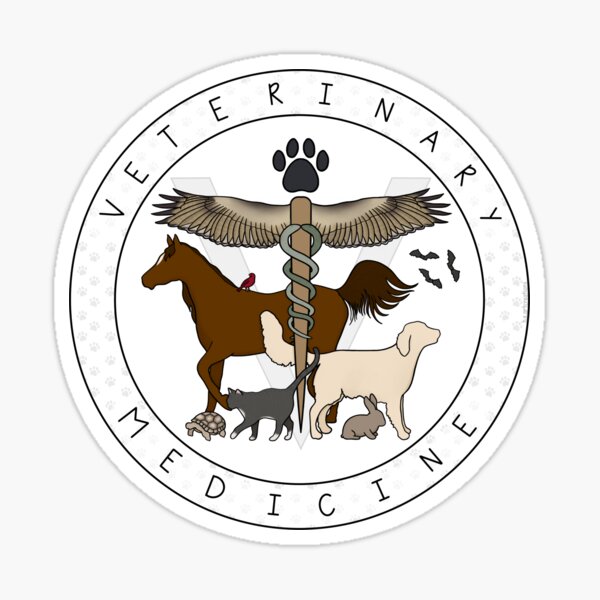 Item preview, Veterinary Medicine Caduceus designed and sold by Hanna M.