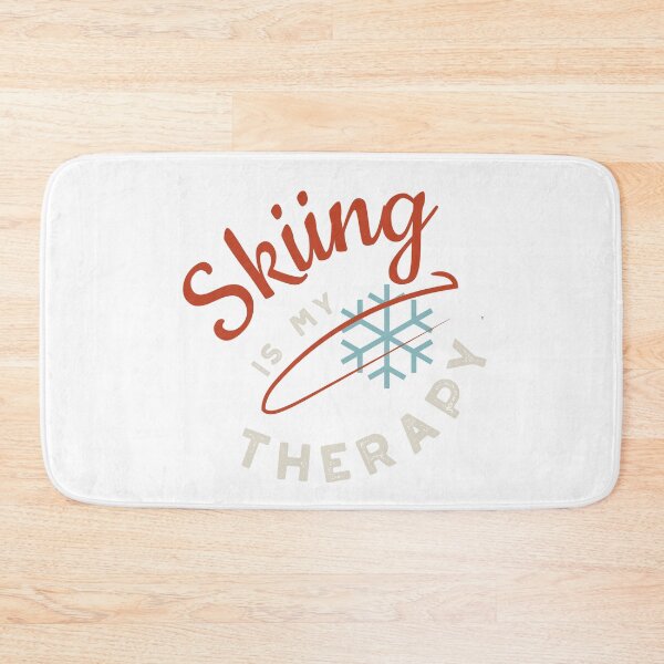 Item preview, Skiing is My Therapy designed and sold by whyitsme.