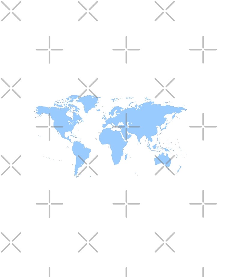 Thumbnail 2 of 2, iPad Case & Skin, World Map. I love Travel designed and sold by leodesigner.