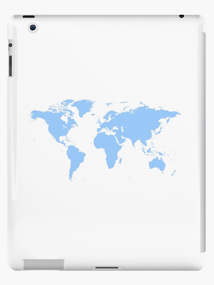 Thumbnail 1 of 2, iPad Case & Skin, World Map. I love Travel designed and sold by leodesigner.