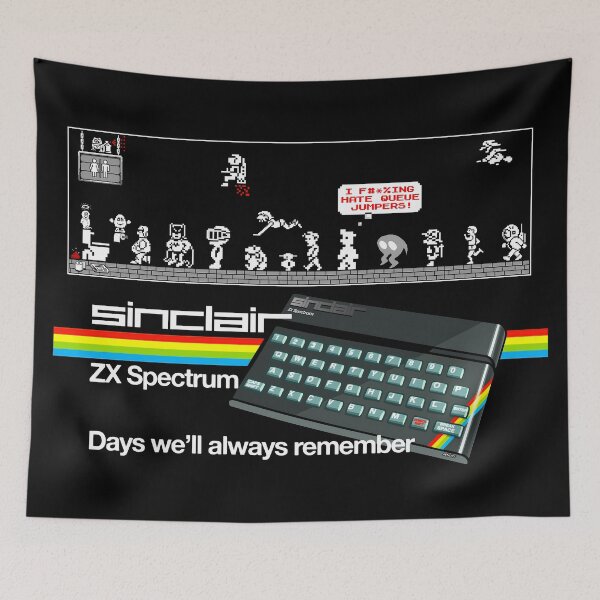 Item preview, ZX SPECTRUM QUEUE JUMPERS designed and sold by POOTERMAN.