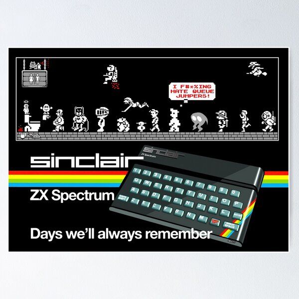 Sinclair Zx Spectrum Posters for Sale | Redbubble