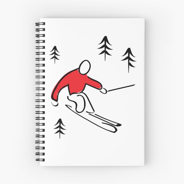 Item preview, Skier Illustration designed and sold by whyitsme.