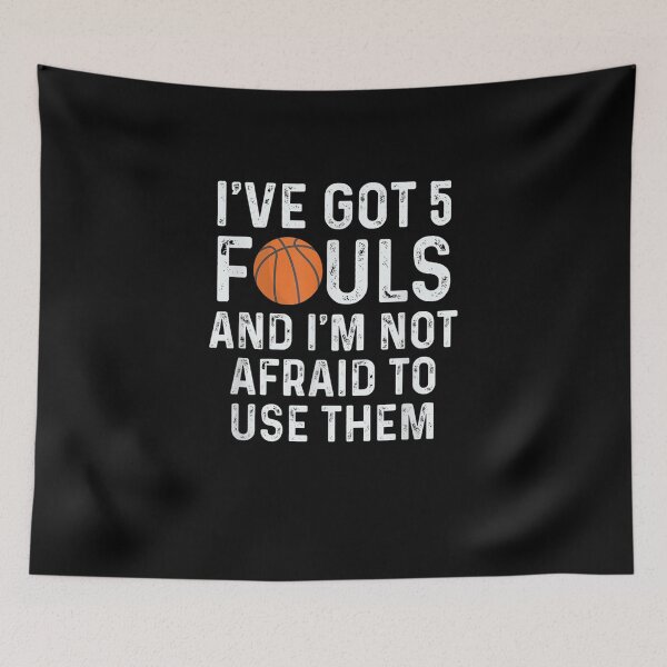 Item preview, Funny Basketball Player - Hoops 5 Fouls designed and sold by ArtMuni99.