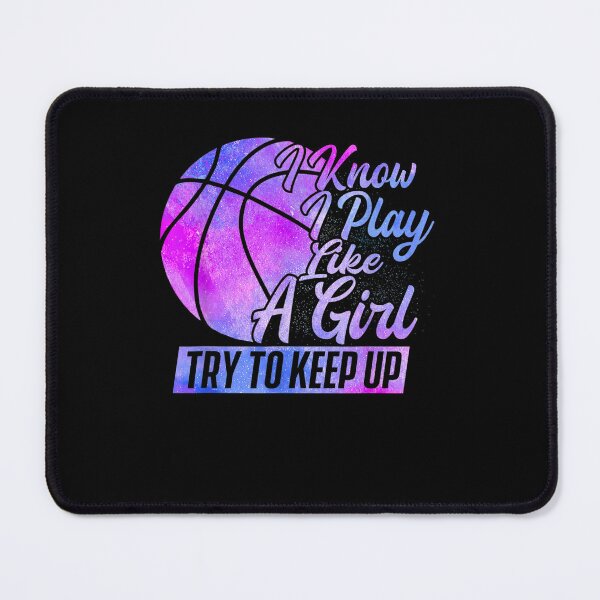 Item preview, i know i play like a girl basketball  designed and sold by ArtMuni99.