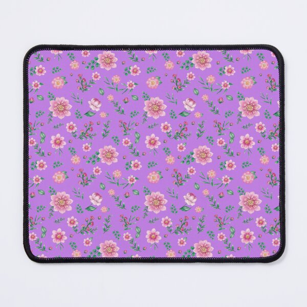 Item preview, Lavender Background with Pink Posies designed and sold by OpenED360.