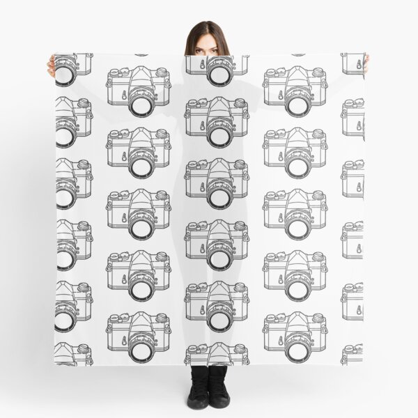 Item preview, Camera Line Drawing #4 designed and sold by Film Camera Nerds.