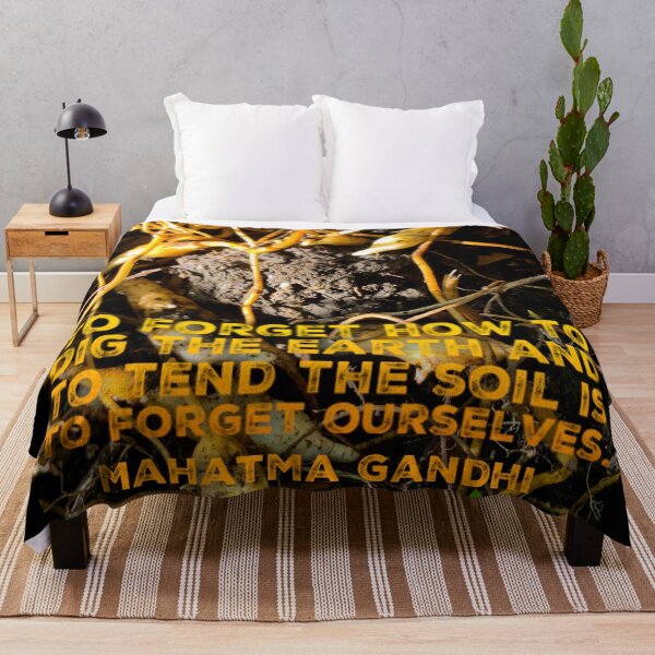 Item preview, To forget how to dig the earth and to tend the soil is to forget ourselves. designed and sold by homesteadswag.