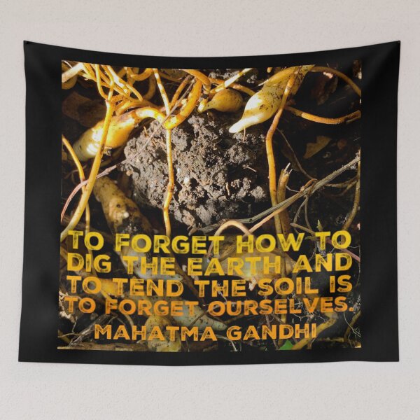 Item preview, To forget how to dig the earth and to tend the soil is to forget ourselves. designed and sold by homesteadswag.