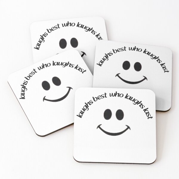 Item preview, laughs best who laughs last designed and sold by Rhimoushop.