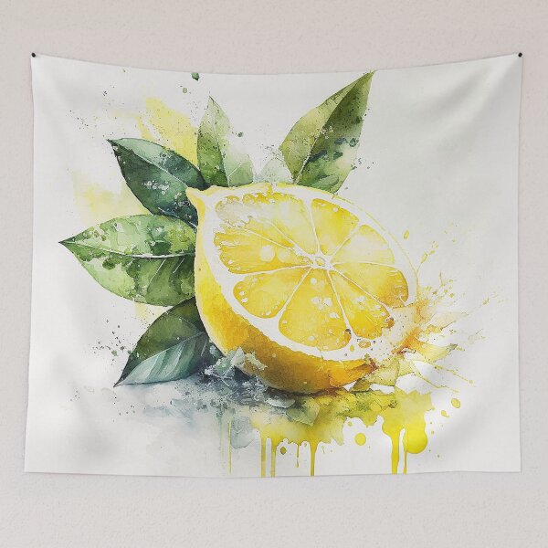 Aperçu de l'œuvre lemon watercolor créée et vendue par shokA Design.