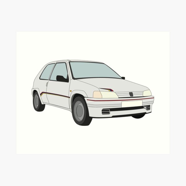 Peugeot 106 Rally Art Print
