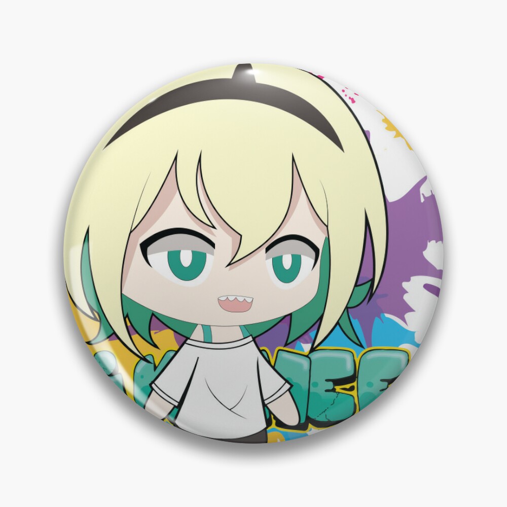 Pikamee Amano In Hololive Vtuber Soft Button Pin Lover Cartoon