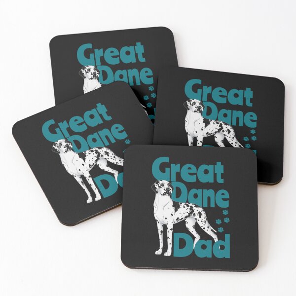 Item preview, Harlequin Great Dane Dad, Original Digital Illustration, The Perfect Gift For Dad! designed and sold by anacecilia.