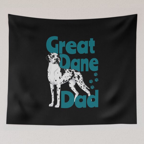 Item preview, Harlequin Great Dane Dad, Original Digital Illustration, The Perfect Gift For Dad! designed and sold by anacecilia.
