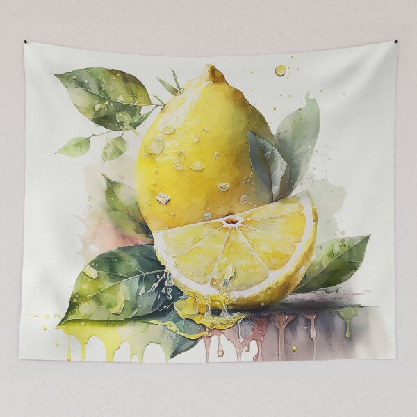 Aperçu de l'œuvre lemon watercolor créée et vendue par shokA Design.