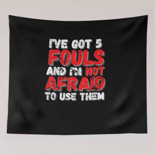 Item preview, Funny Basketball Player - Hoops 5 Fouls designed and sold by ArtMuni99.