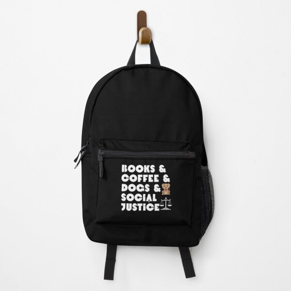 Item preview, Books and coffee and dogs and social justice  designed and sold by TeePassion.