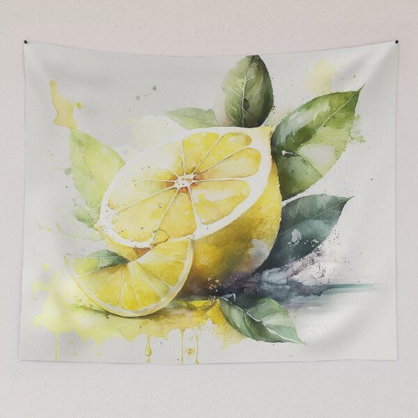 Aperçu de l'œuvre lemon watercolor créée et vendue par shokA Design.