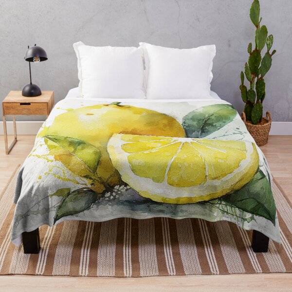 Item preview, lemon watercolor designed and sold by shokA Design.
