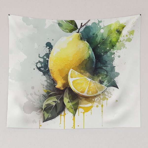 Aperçu de l'œuvre lemon watercolor créée et vendue par shokA Design.