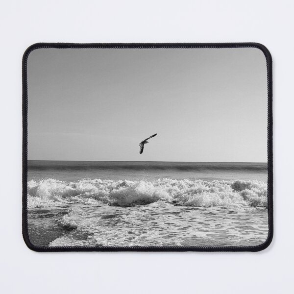 Black and white beach #2 Mouse Pad