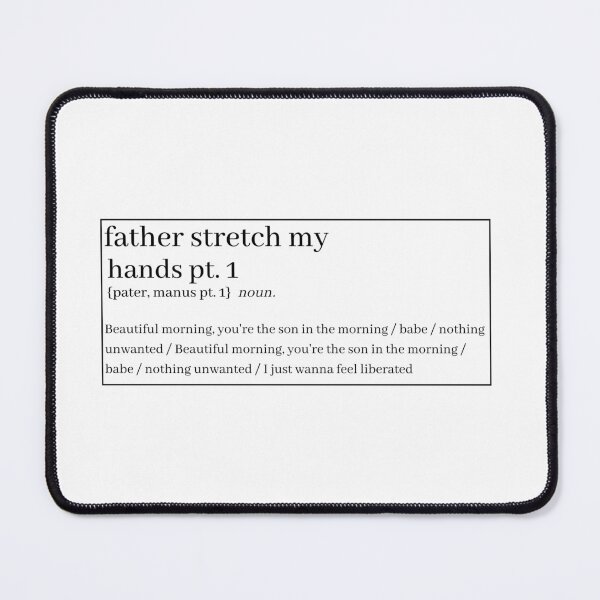 Item preview, "Father Stretch My Hands Pt. 1" definition designed and sold by 1xstonee-shop.