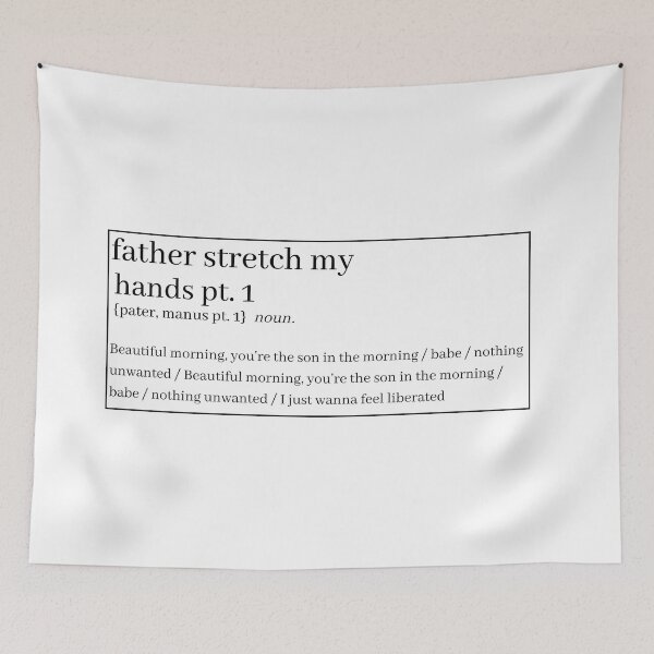 Item preview, "Father Stretch My Hands Pt. 1" definition designed and sold by 1xstonee-shop.
