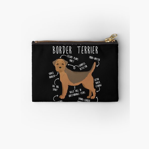 Item preview, Border Terrier Grizzle and Tan Dog Anatomy designed and sold by Clara Hollins.