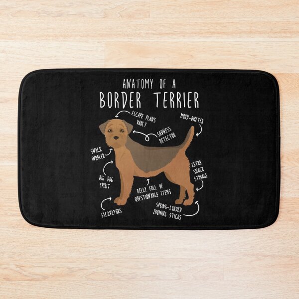 Item preview, Border Terrier Grizzle and Tan Dog Anatomy designed and sold by Clara Hollins.