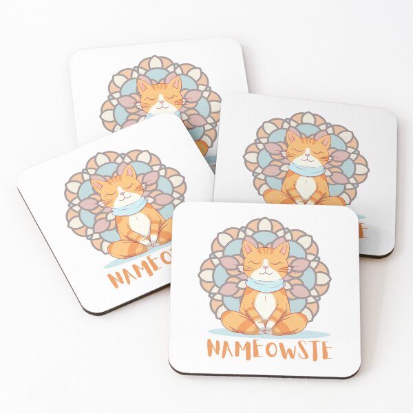 Item preview, Nameowste Yoga Cat designed and sold by cetakulang.