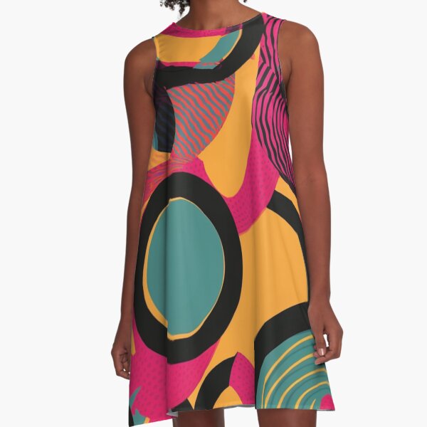 AsoEbi Ankara A-Line Dress