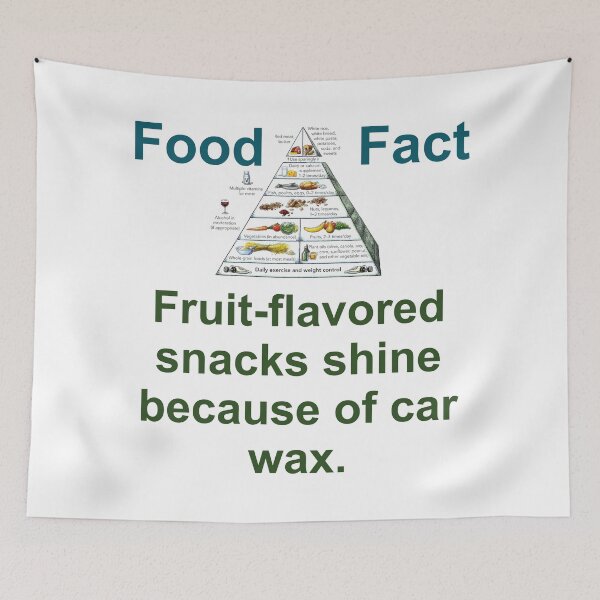 Item preview, Fruit-Flavored Snacks Shine - Food Fact designed and sold by CrankyOldDude.