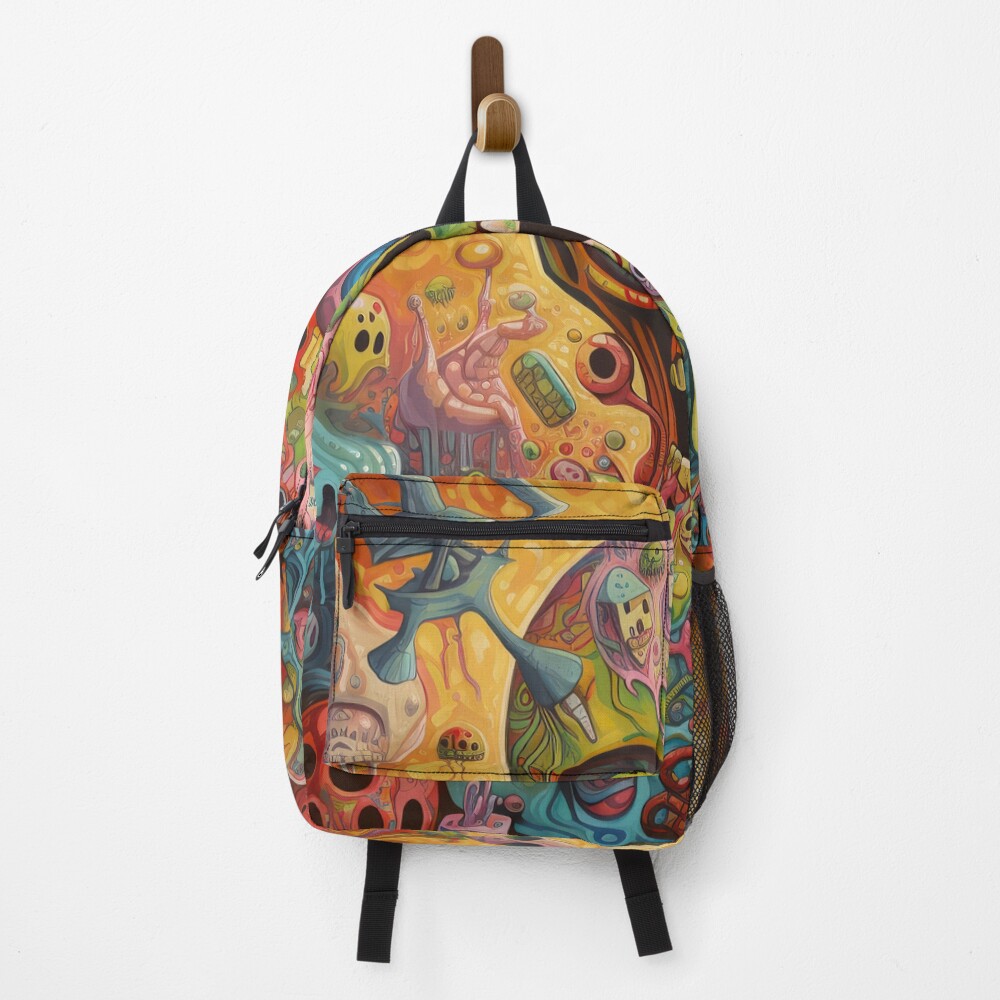 Vista previa del artículo con la obra «Mochila», diseñado y vendido por SeedDesign.