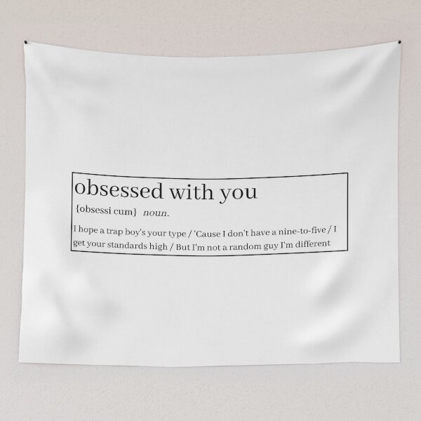 Item preview, "Obsessed With You" defenition  designed and sold by 1xstonee-shop.
