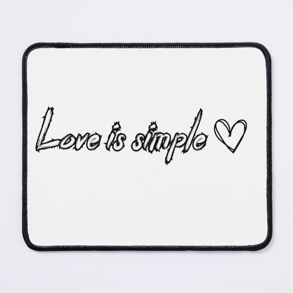 Item preview, Love is simple designed and sold by Hexan.