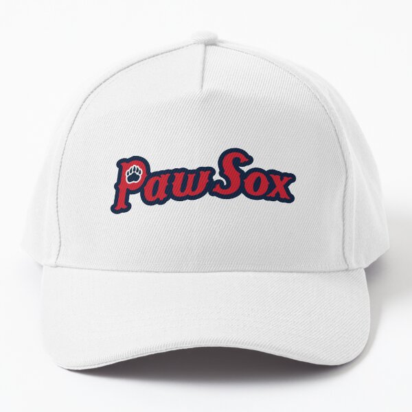 Pawtucket Red Sox Baseball Cap Hat Blue & White with Pawsox Logo New Paws