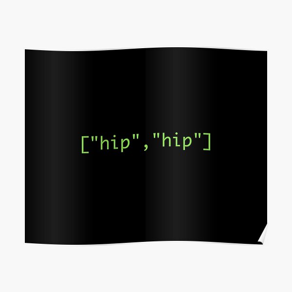 Hip Hip Array Hip Hip Hooray Funny Programmer Joke Code Pun