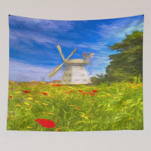 Item preview, English Countryside Windmill Art  designed and sold by Londonimages.