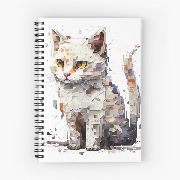 Item preview, Minou chat pixélisé designed and sold by inspireartistry ⭐⭐⭐⭐⭐.