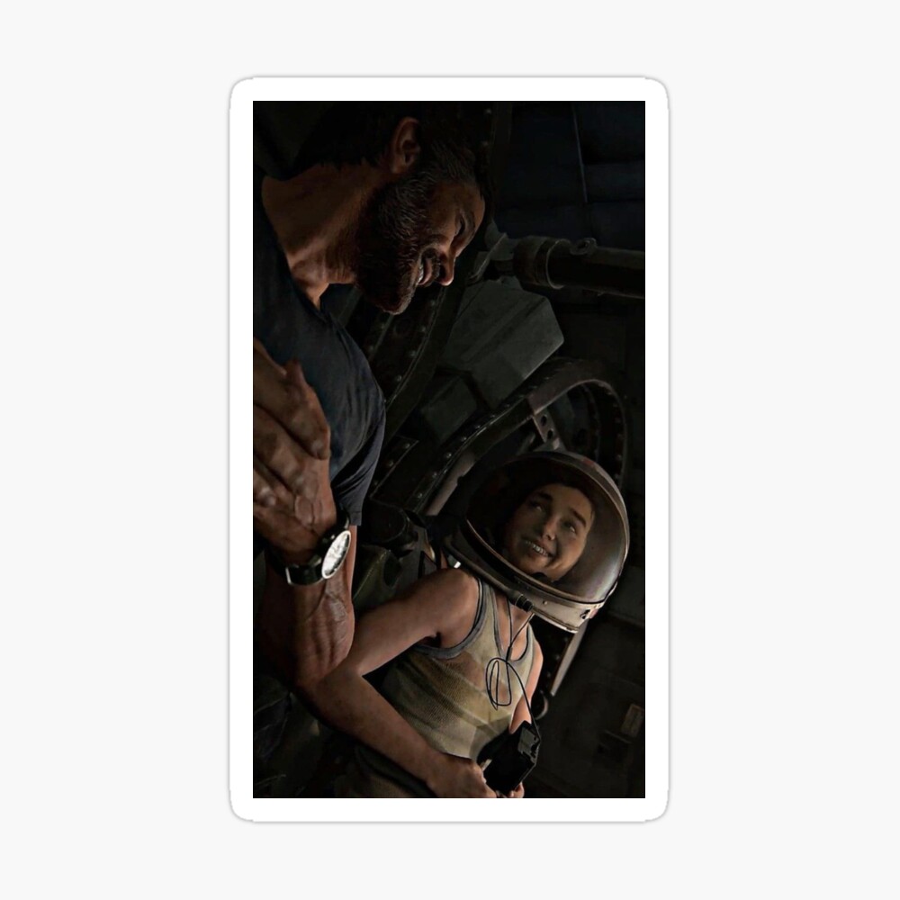 Joel And Ellie Going To The Moon Wallpaper 4K - The Last Of Us 2 Magnet  for Sale by AllAboutTlou
