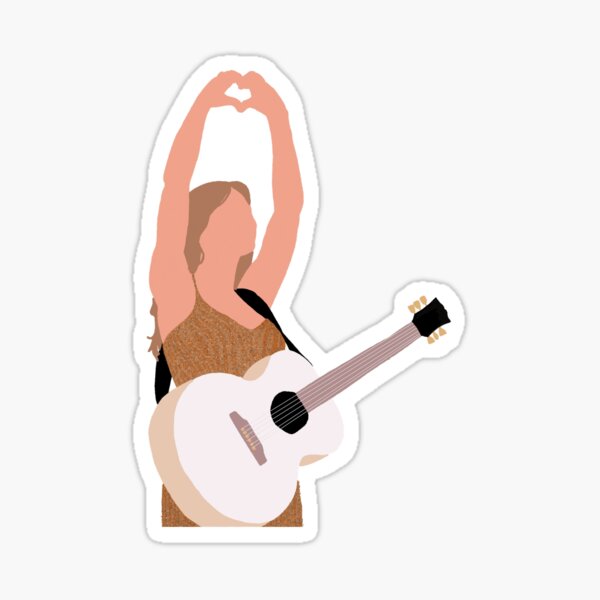 "Taylor Swift The Eras Tour Hand Heart Fearless " Sticker For Sale By ...