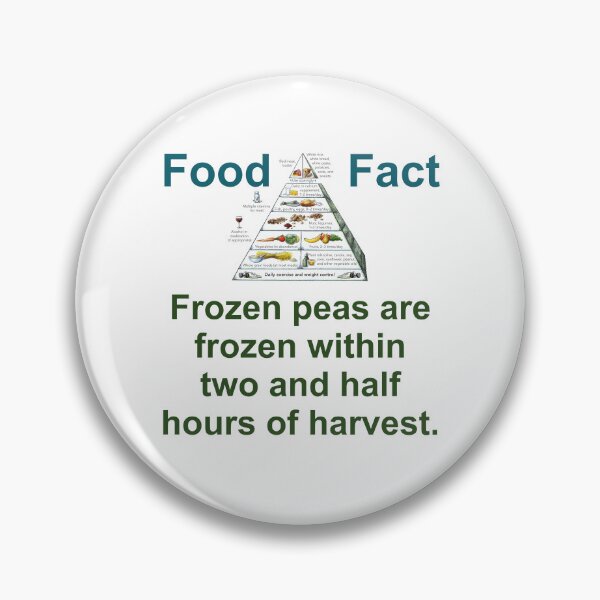 Artikelvorschau, Frozen Peas Are Frozen - Food Fact entworfen und verkauft von CrankyOldDude.