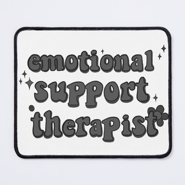 Item preview, emotional support therapist - black  designed and sold by gaslight-n.
